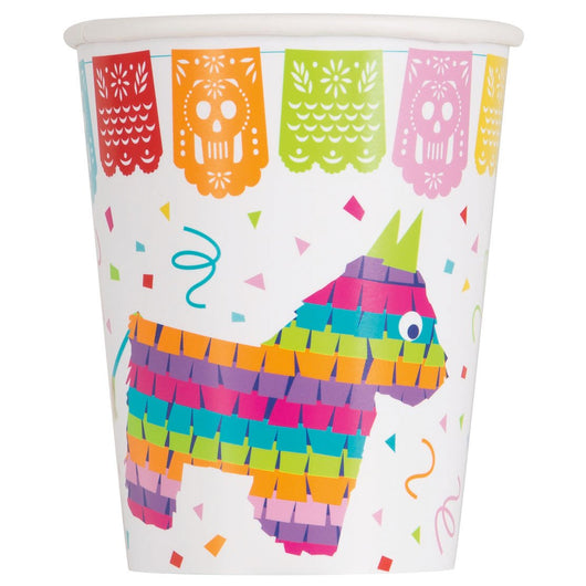 Mexican Fiesta 9oz Paper Cups, 8ct