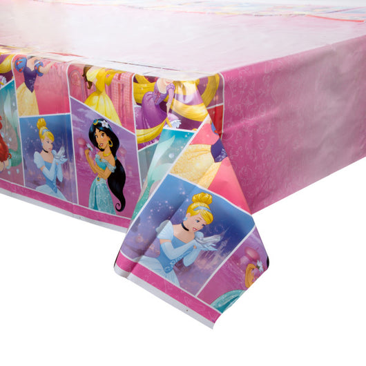 Disney Princess Dream Big Rectangular Plastic Table Cover, 54