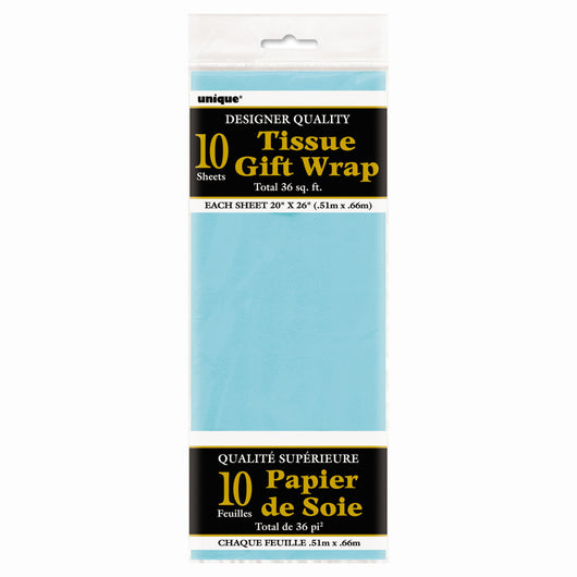 Baby Blue Tissue Sheets, 10ct