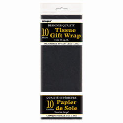 Black Tissue Sheets, 10ct