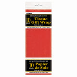 Red Tissue Sheets, 10ct