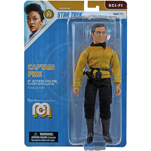 Mego Action Figure 8 Inch Star Trek - Captain Pike Solid Pack (24)