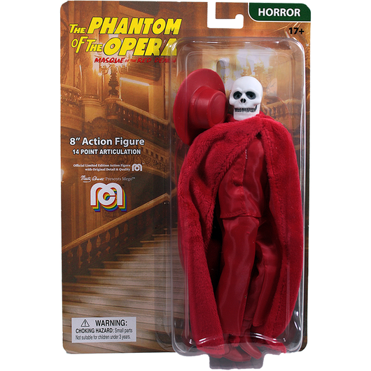 Mego Action Figure 8 Inch Phantom of Red Solid Pack (24)