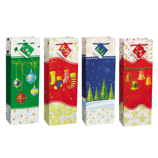 Holiday Spirits Wine Gift Bag Assortment