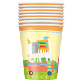 Circus Animal 9oz Paper Cups, 8ct