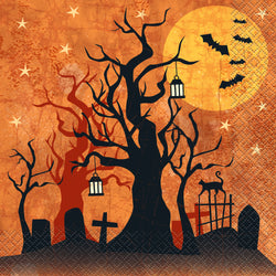 Full Moon Halloween Luncheon Napkins, 16ct