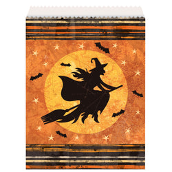 Full Moon Halloween Paper Goodie Bags, 8ct