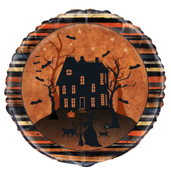 Full Moon Halloween Round Foil Balloon 18