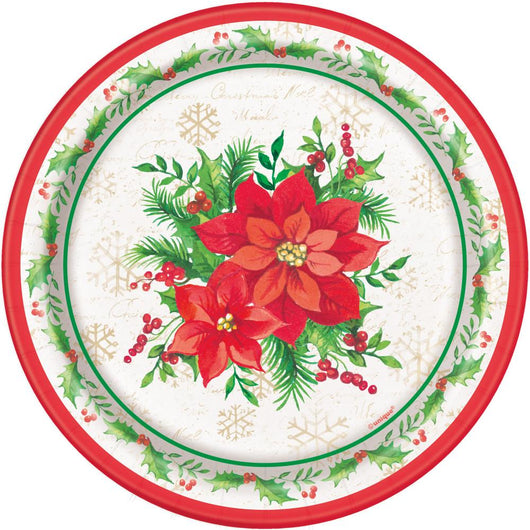 Festive Poinsettia Christmas Round 7