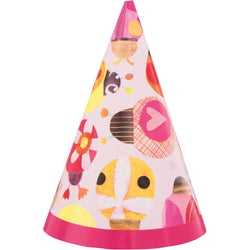 Ladybug 1st Birthday Mini Party Hats, 8ct