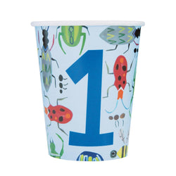 Bug 1st Birthday 9oz Paper Cups, 8ct