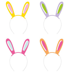 Easter Bunny Ear Headbands, 4ct