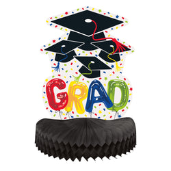 Letter Balloon Grad Honeycomb Centerpiece, 10