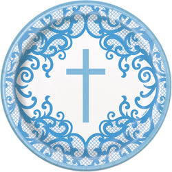Fancy Blue Cross Round 9