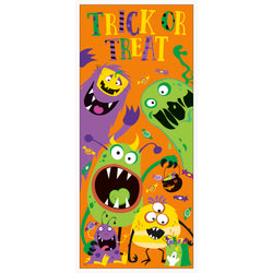 Silly Halloween Monsters Door Poster, 27