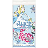 Disney Alice in Wonderland Rectangular Plastic Table Cover, 54"x84"
