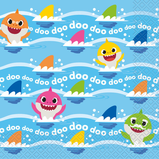 Baby Shark Luncheon Napkins, 16ct