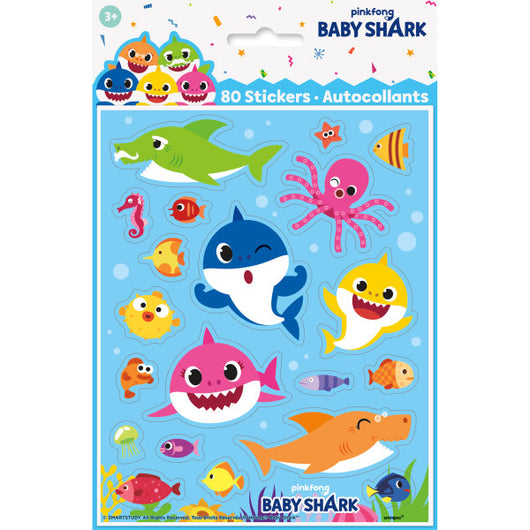 Baby Shark Stickers, 24ct