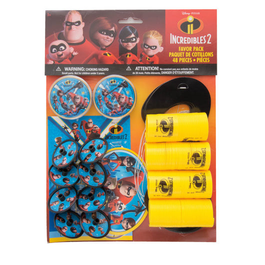 Disney The Incredibles 2 Favor Pack, 48ct
