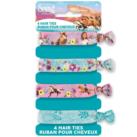 Spirit Riding Free Hair Ties, 4ct