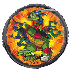 Rise of the TMNT Round Foil Balloon 18