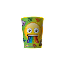 Rainbow Fun Emoji 16oz Plastic Stadium Cup