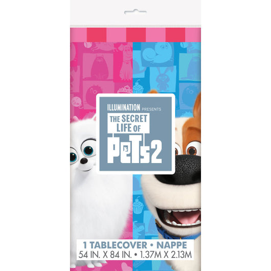 Secret Life of Pets 2 Rectangular Plastic Table Cover, 54
