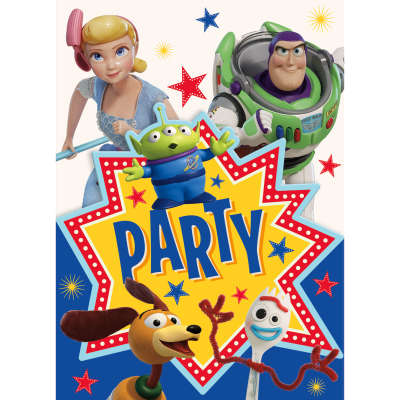 Disney Toy Story 4 Invitations, 8ct