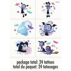 Disney Vampirina Tattoos, 24ct