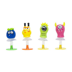 Cute Monsters Spring Pop Up Toy Favors, 4ct