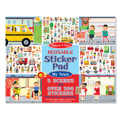 Melissa & Doug Reusable Sticker Pad - My Town (20)