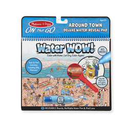 Melissa & Doug Water Wow Around Town Deluxe Water Reveal Pad (12)