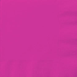 Neon Pink Solid Luncheon Napkins, 20ct