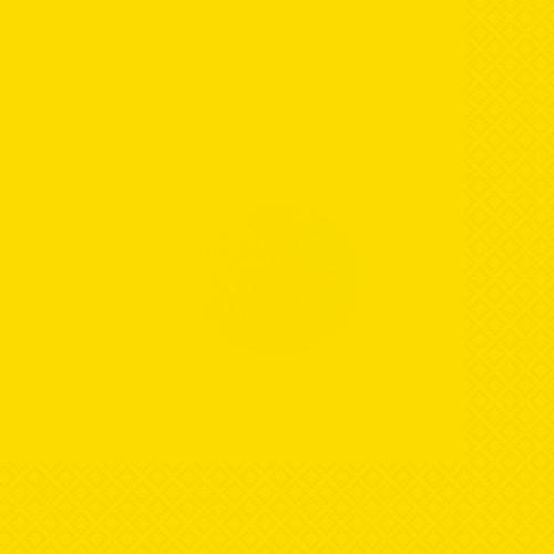 Neon Yellow Solid Luncheon Napkins, 20ct
