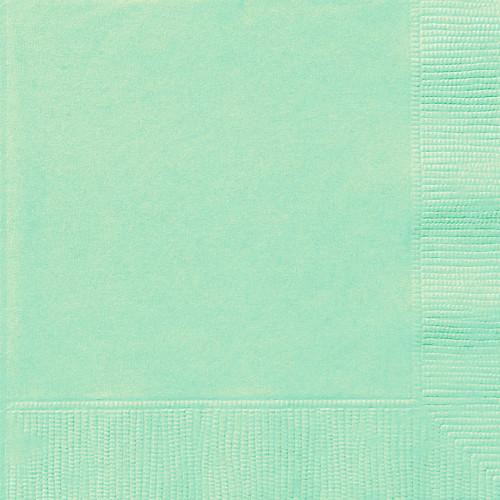 Mint Solid Beverage Napkins, 20ct