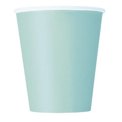 Mint Solid 9oz Paper Cups, 14ct