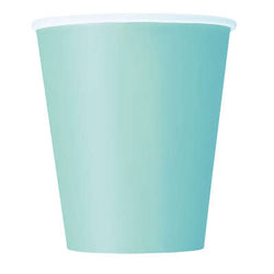 Mint Solid 9oz Paper Cups 8ct