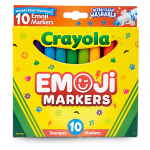 Crayola 10 ct. Ultra-Clean Washable® Emoji Markers (24)