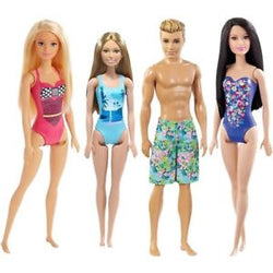 Barbie Beach Doll Assortment (4)