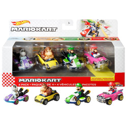 How Wheels Mario Kart 4-PK Assortment (3)