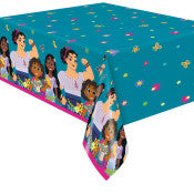 Encanto Rectangular Plastic Table Cover, 54